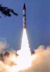 Agni3 missile