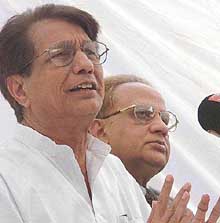 Rashtriya Lok Dal chief Ajit Singh