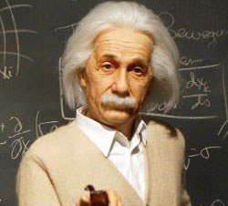 Famous scientist Albert Einstein