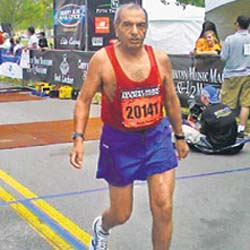 India's oldest long distance runner completes 96th marathon