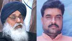 Punjab Chief Minister Prakash Singh Badal, Sarabjit Singh