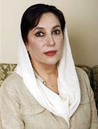 Former Prime Minister Benazir Bhutto