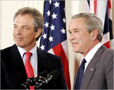 Tony Blair & George Bush