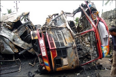 Bus Truck Collision