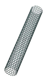 Carbon nanotubes produced from polymeric resins