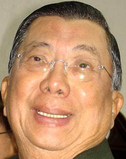 Former deputy prime minister General Chavalit Yongchaiyudh