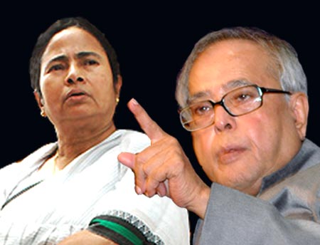 Congress not worried over a spat between Pranab and Mamata