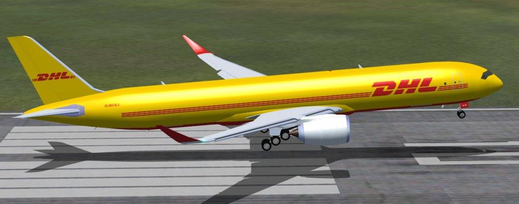 DHL charters air cargo to Asia and United States