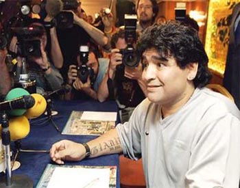 Maradona: "It's a pleasure to see Messi like this" 