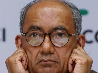 Digvijay disappointed with charges slapped on BJP chief Gadkari