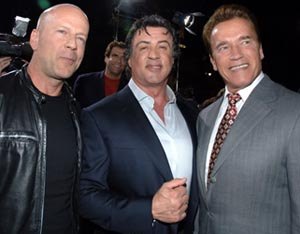 Arnie, Sly and Willis to star in The Expendables