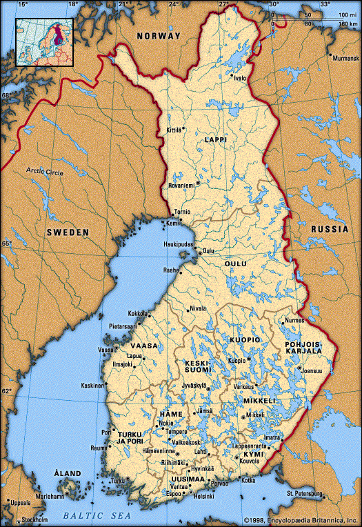 Finland Map