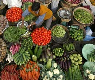 Food inflation diving by 12.63%
