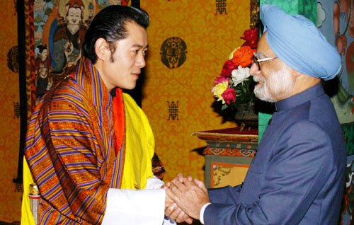 Manmohan Singh, Jigme Khesar Namgyel Wangchuck