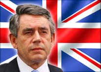 British Prime Minister Gordon Brown