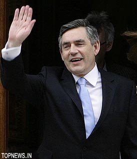 British Prime Minister Gordon Brown