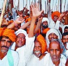 Gujjars block roads, railway in NCR
