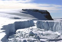 Clue to break-up of ice shelves