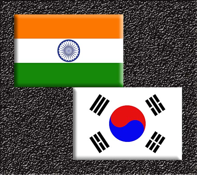 India, South Korea