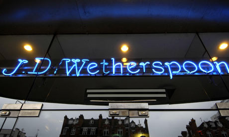 JD Wetherspoonlike-for-like sales rose 5.2 per cent