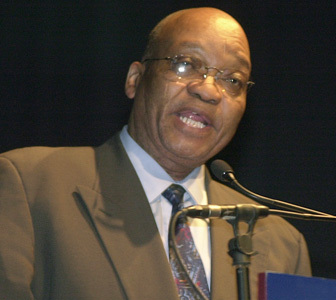 South Africa's ruling African National Congress leader Jacob Zuma