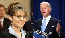 Palin answers critics in one-time debate with Biden