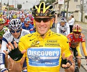 Lance strong as the Tour Down Under goes uphill