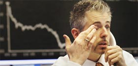 London markets sharply down after German move