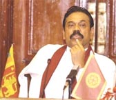 President Mahinda Rajapaksa