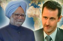 Bashar al-Assad & Dr. Manmohan Singh