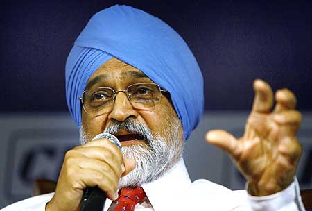 Planning Commission deputy chairman Montek Singh Ahluwalia