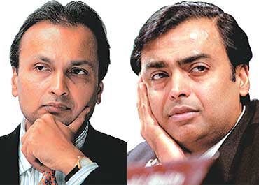 Mukesh Ambani, Anil Ambani