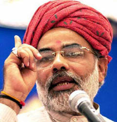 Gujarat Chief Minister Narendra Modi