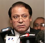 Sharif firing gun at Zardari over Gilani’s shoulder