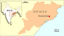 Orissa Map