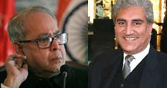 Pranab congratulates Qureshi on his appointment as Pakistan Foreign Minister