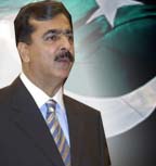 Pakistan Prime Minister Yousaf Raza Gillani