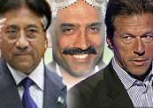 Imran Khan, Musharaff, Asif Zardari