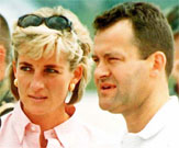 Princess Diana and Paul Burrell