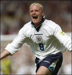 On the mend Gazza to be locked in a freezer to beat his demons