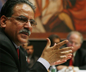 Prachanda says deputy is Indian stooge