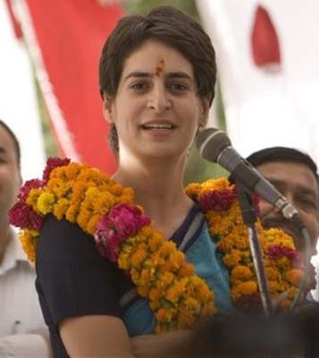 Priyanka Gandhi says development an election issue