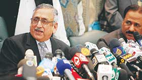 Pakistan Chief Election Commissioner Qazi Mohammad Farooq 