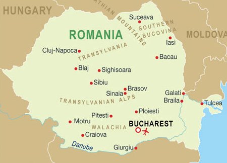 Romania Map