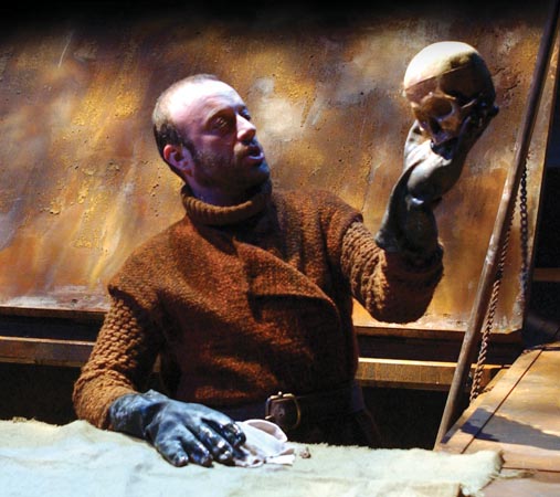 Shakespeare fan’s dying wish fulfilled as his skull stars in Hamlet
