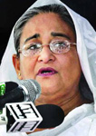 Bangladesh's former prime minister Sheikh Hasina Wajed