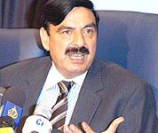 Railways Minister Sheikh Rashid Ahmed