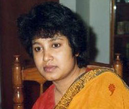 Bangladeshi author Taslima Nasreen