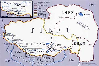 Tibet Map