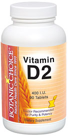 Vitamin D2 effectively treats vitamin D deficiency